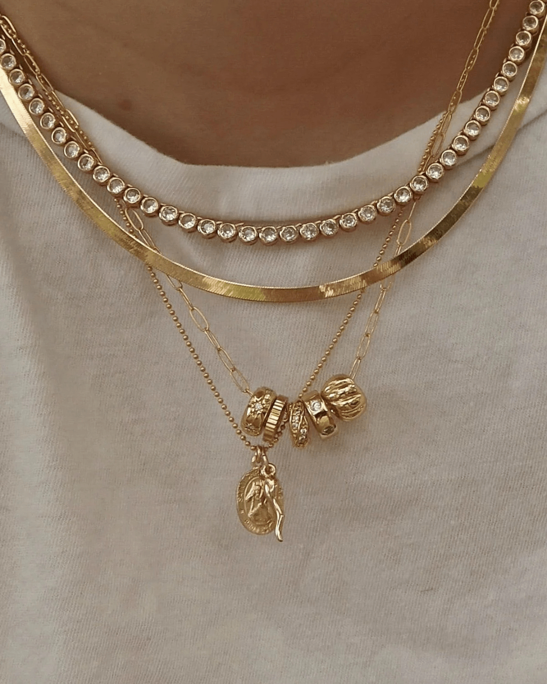 The Art of Layering Necklaces - AYUNA