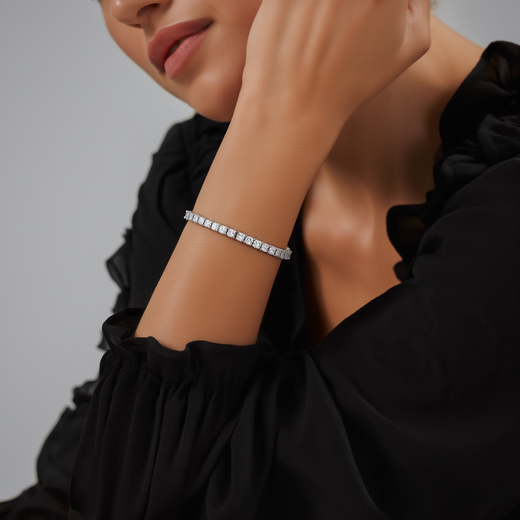 3mm Round Tennis Bracelet