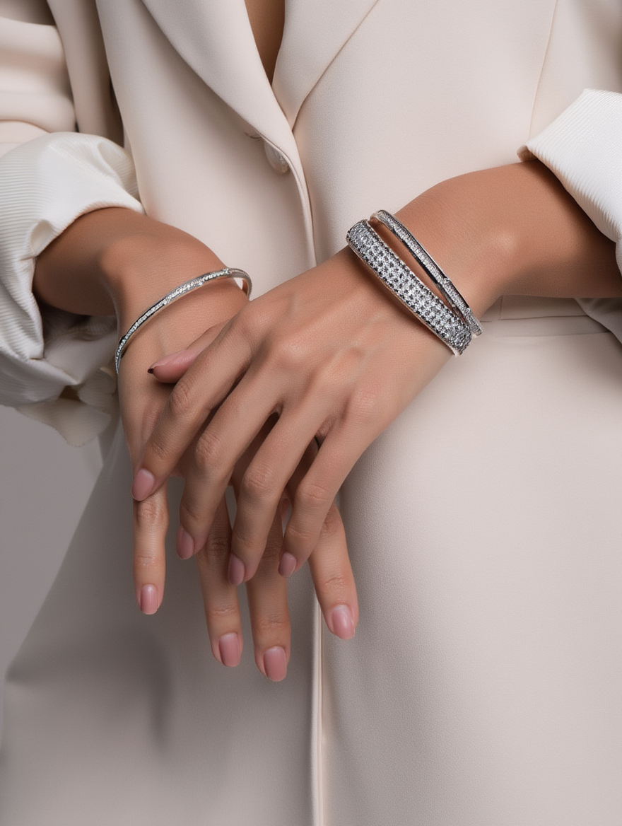 Avery Bracelet - Silver