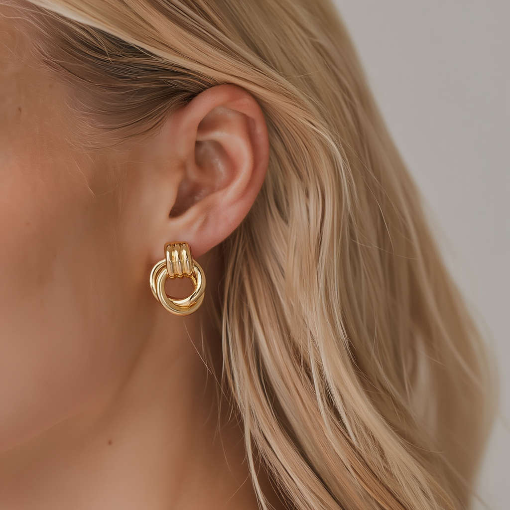 Jacquie Earrings Mini - Gold