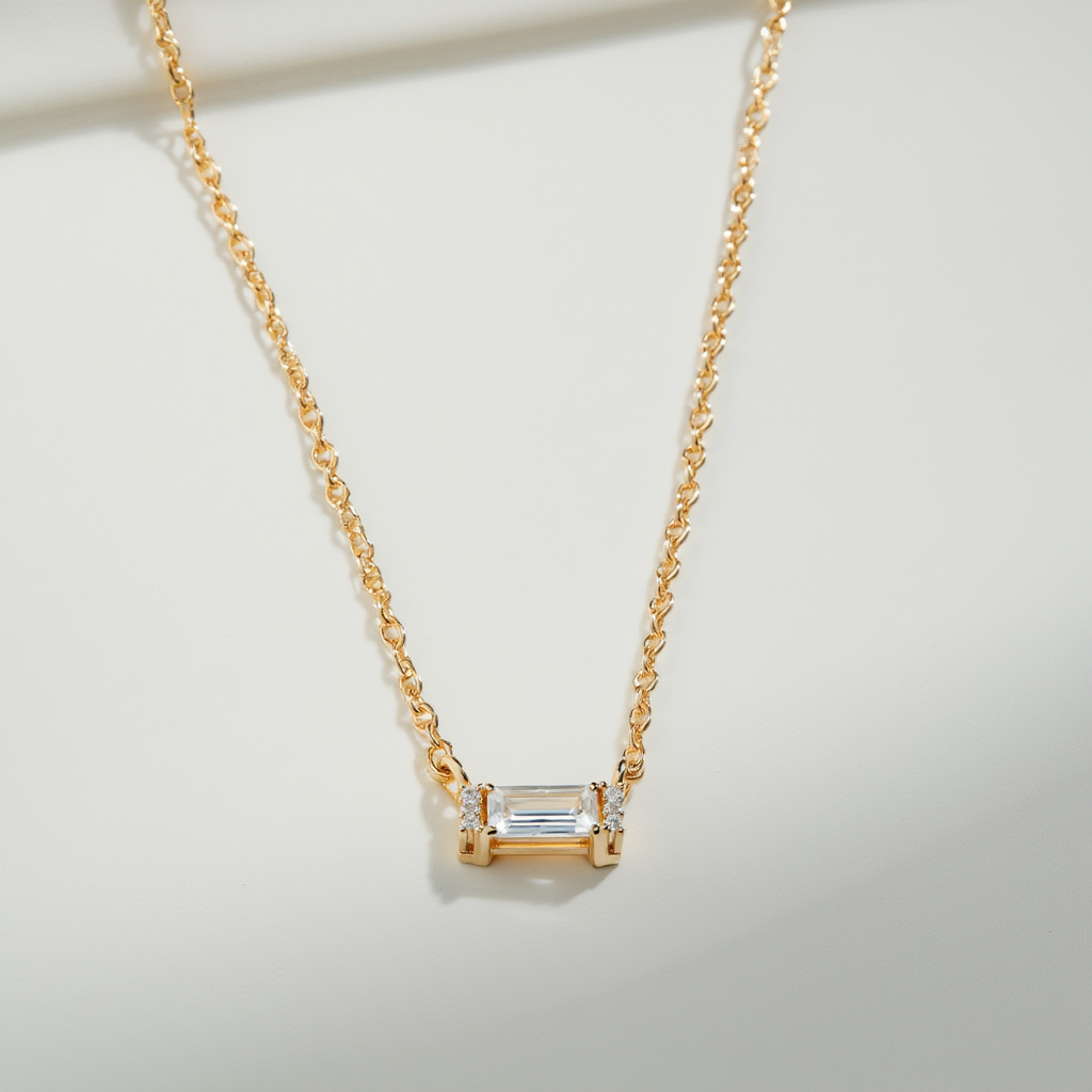Baguette Necklace