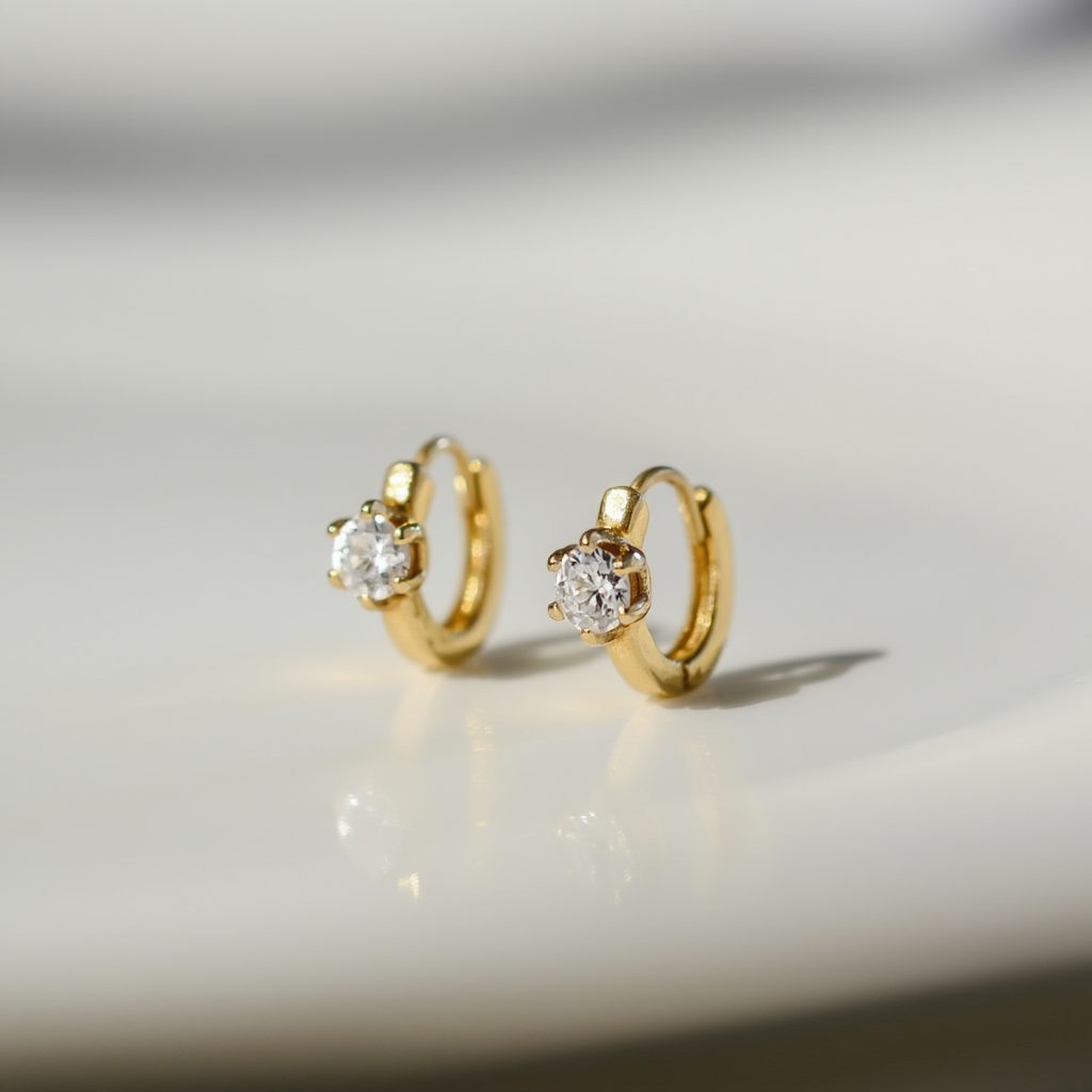 Daisy Earrings - Gold