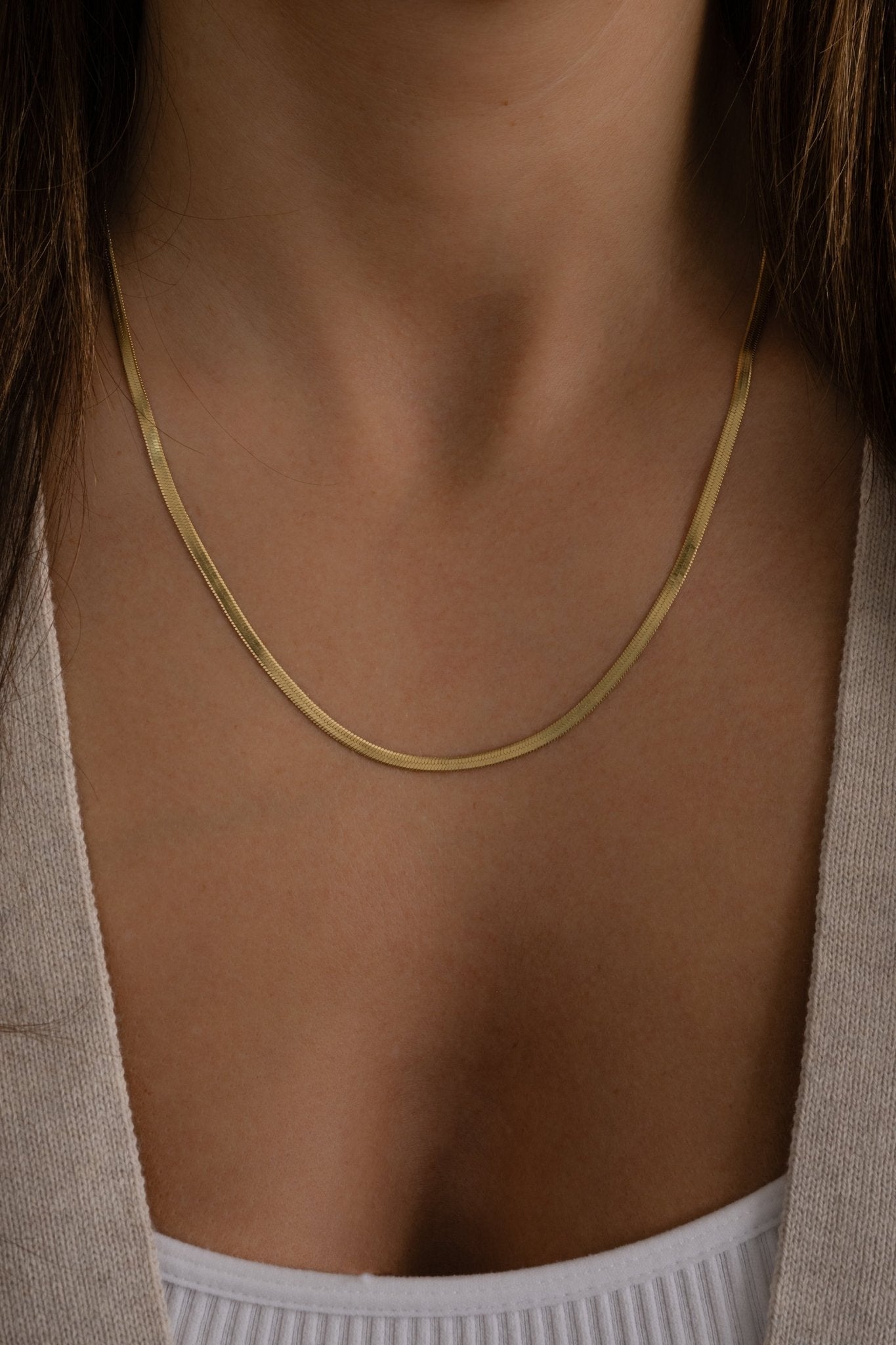 2mm Herringbone Chain - AYUNA