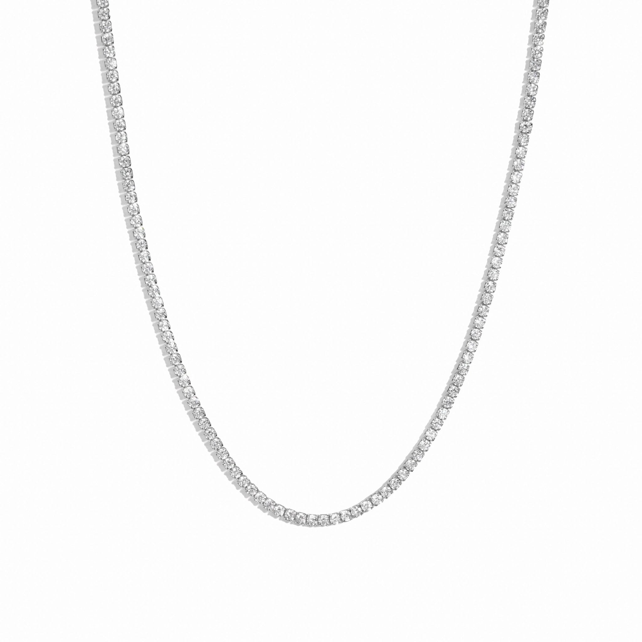2mm Tennis Necklace - AYUNA