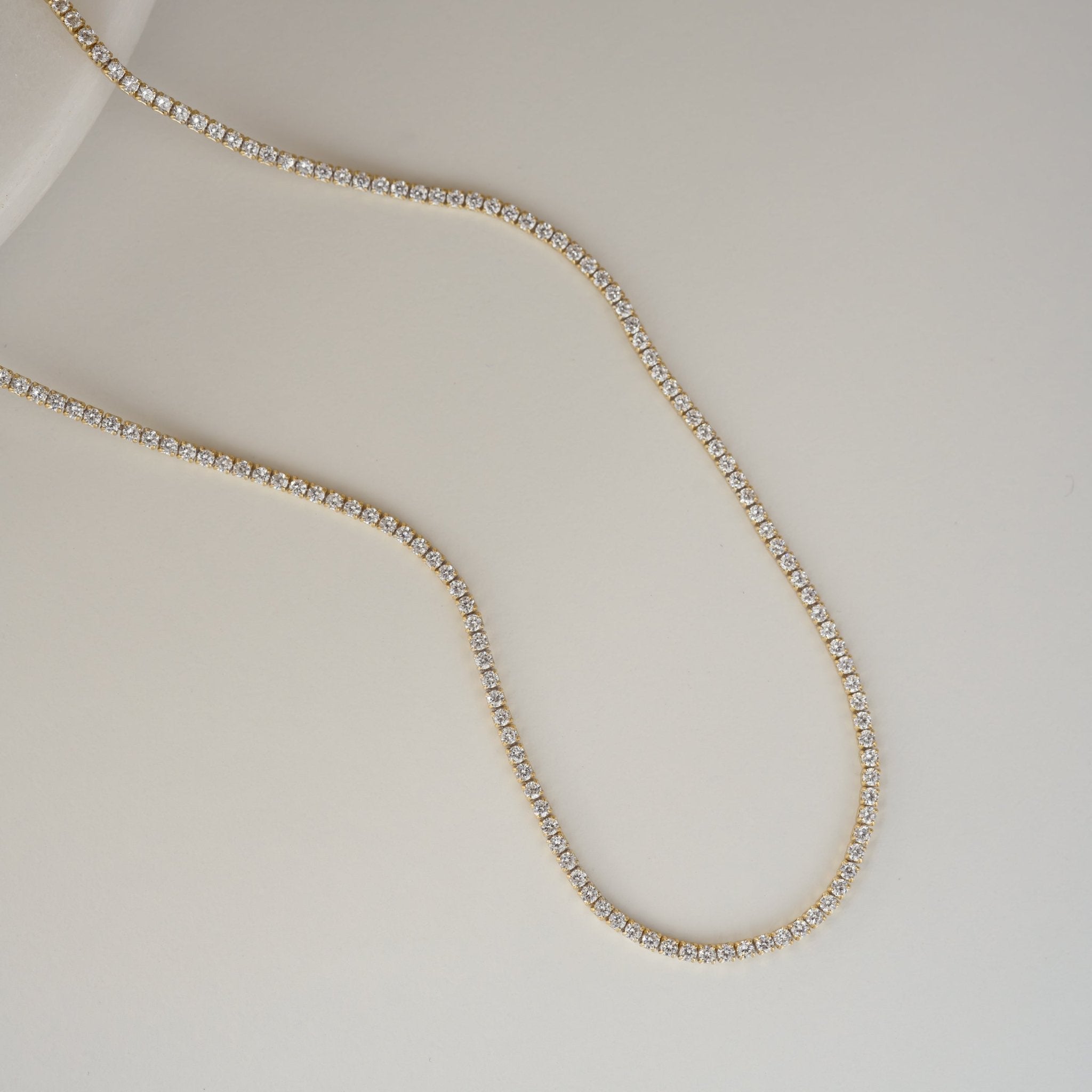 2mm Tennis Necklace - AYUNA