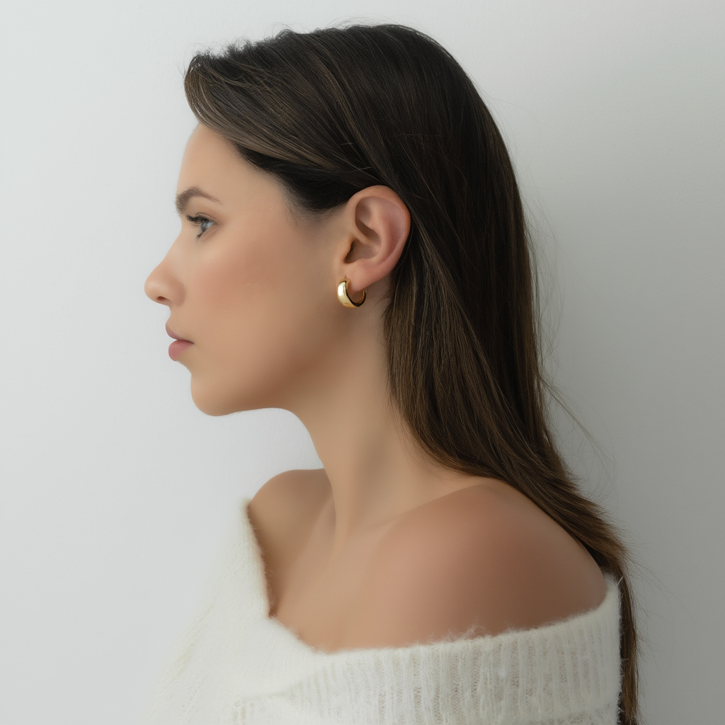 Chunky Olivia Hoops