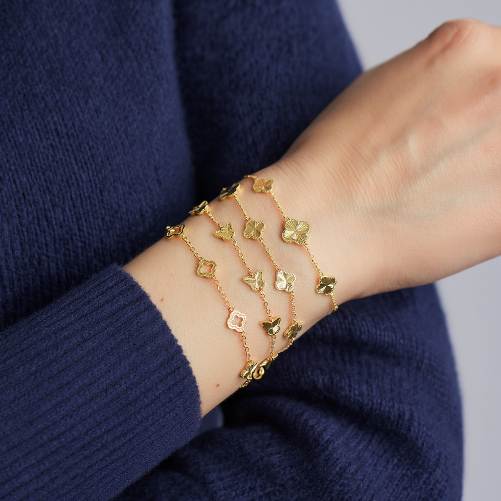 Dainty Clover Bracelet