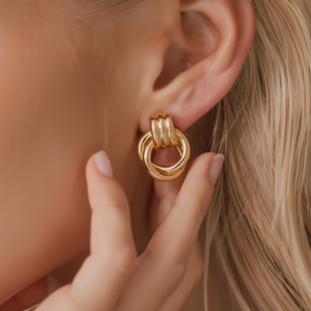 Jacquie Earrings Mini - Gold
