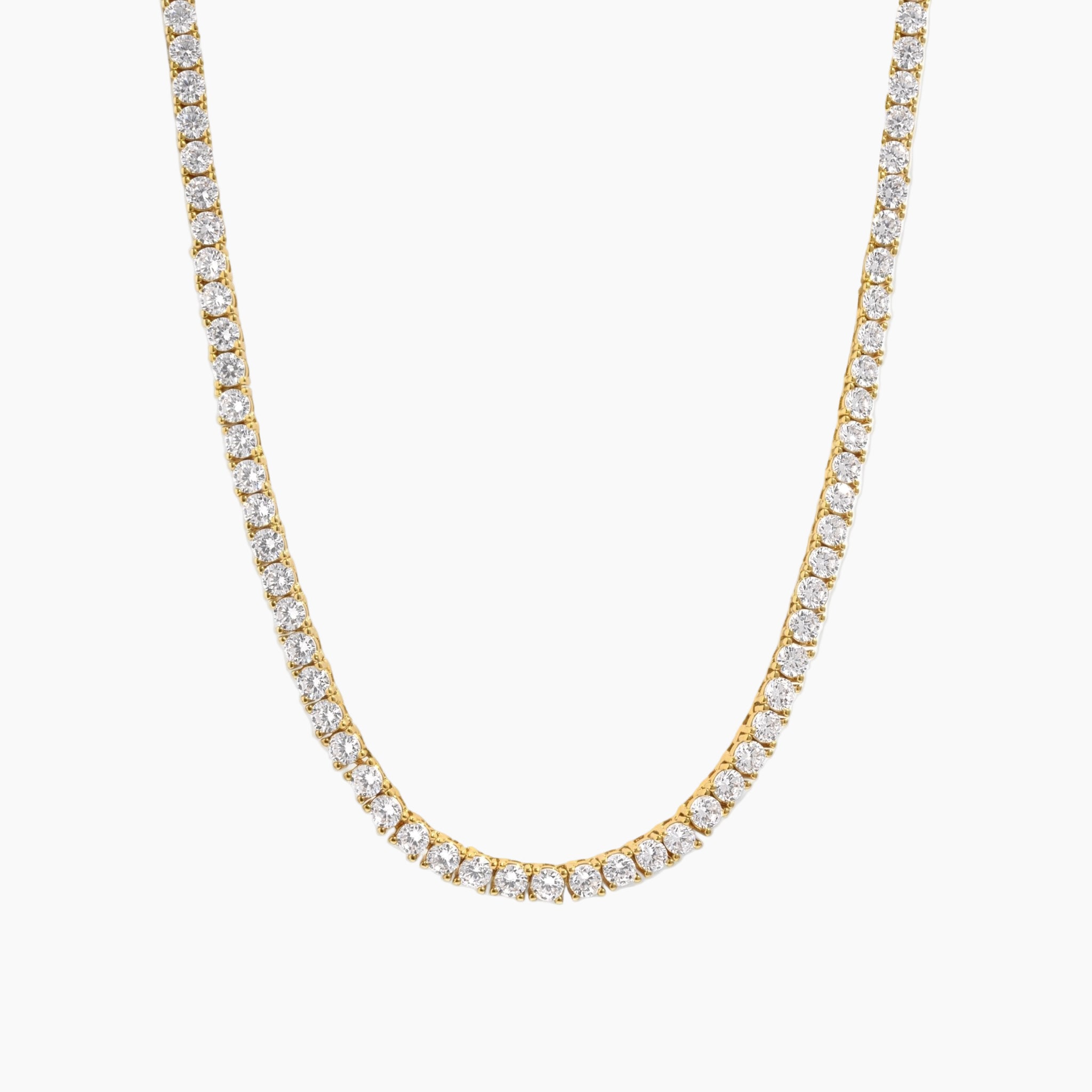 3mm Diamond Tennis Necklace - AYUNA