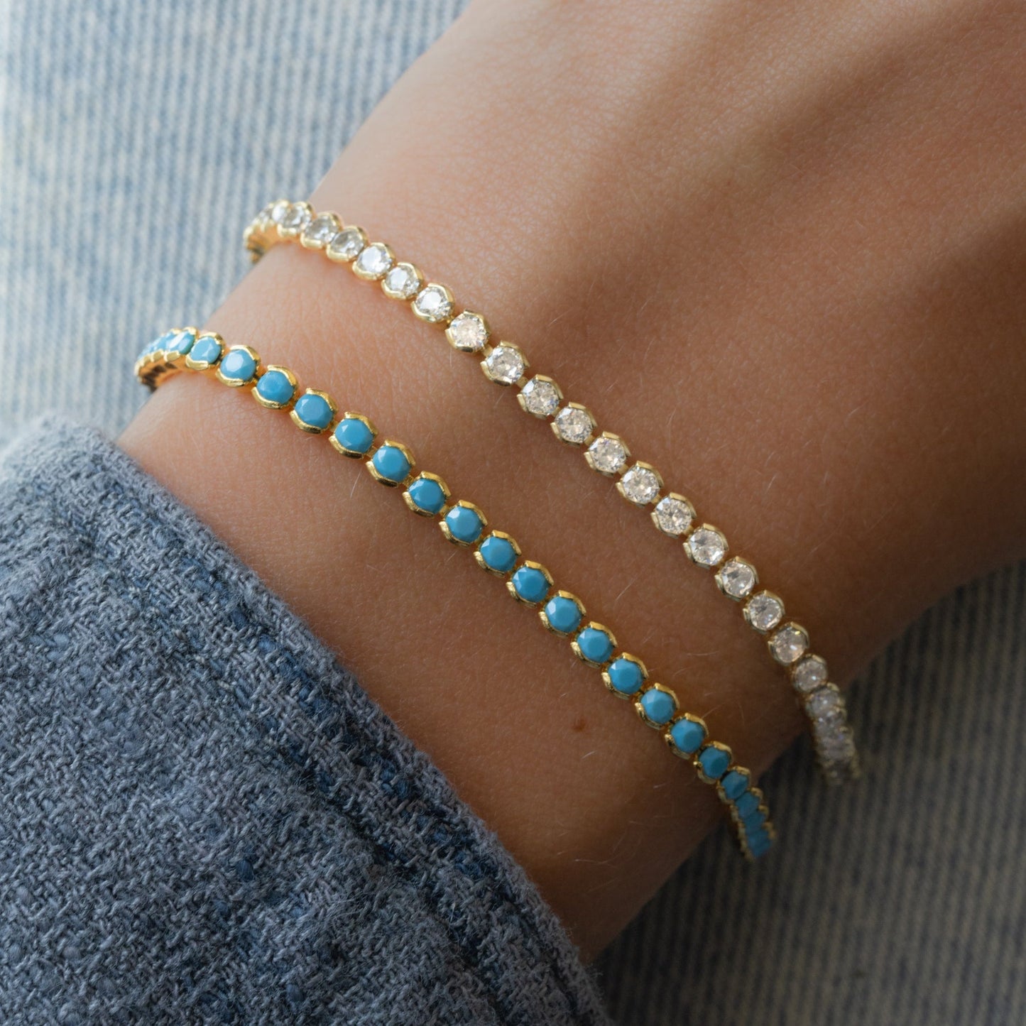 3mm Round Tennis Bracelet - AYUNA