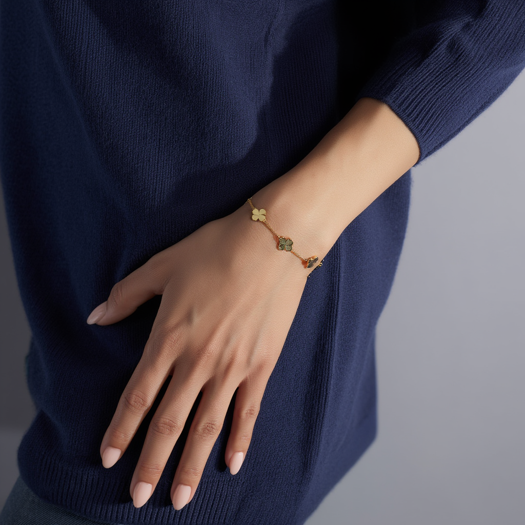 Dainty Clover Bracelet