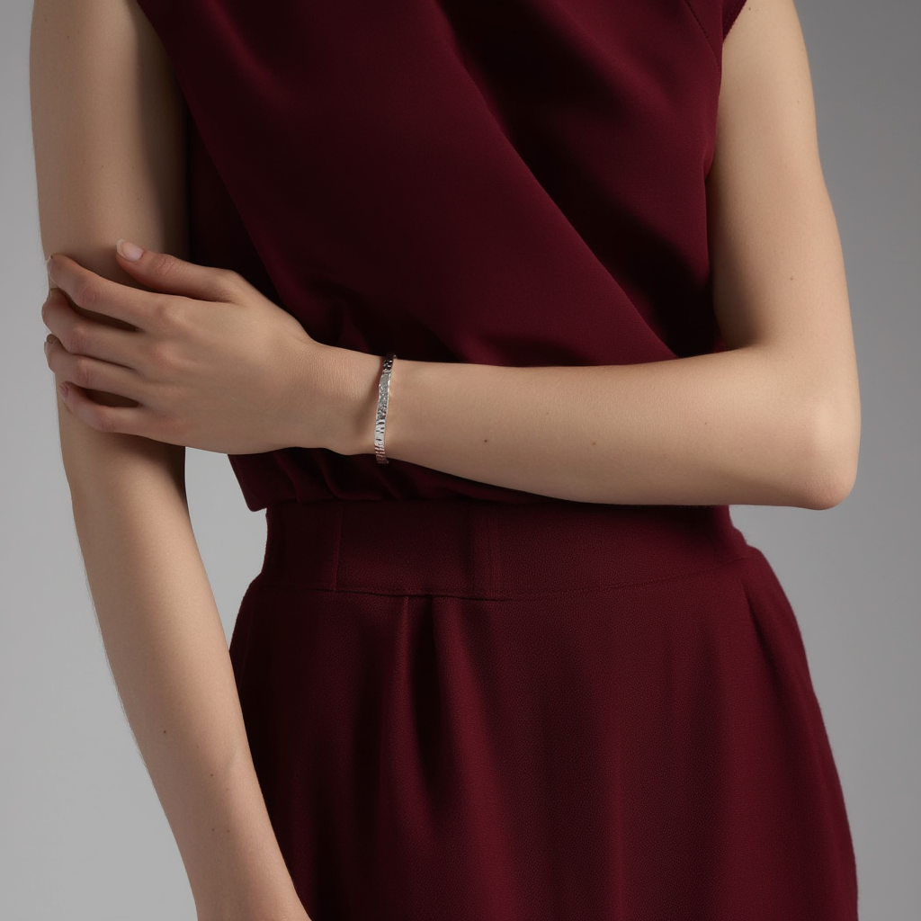 Teya Textured Cuff Bracelet