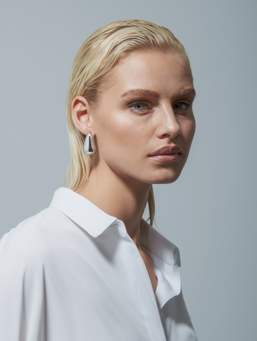 Selene Earrings - Silver