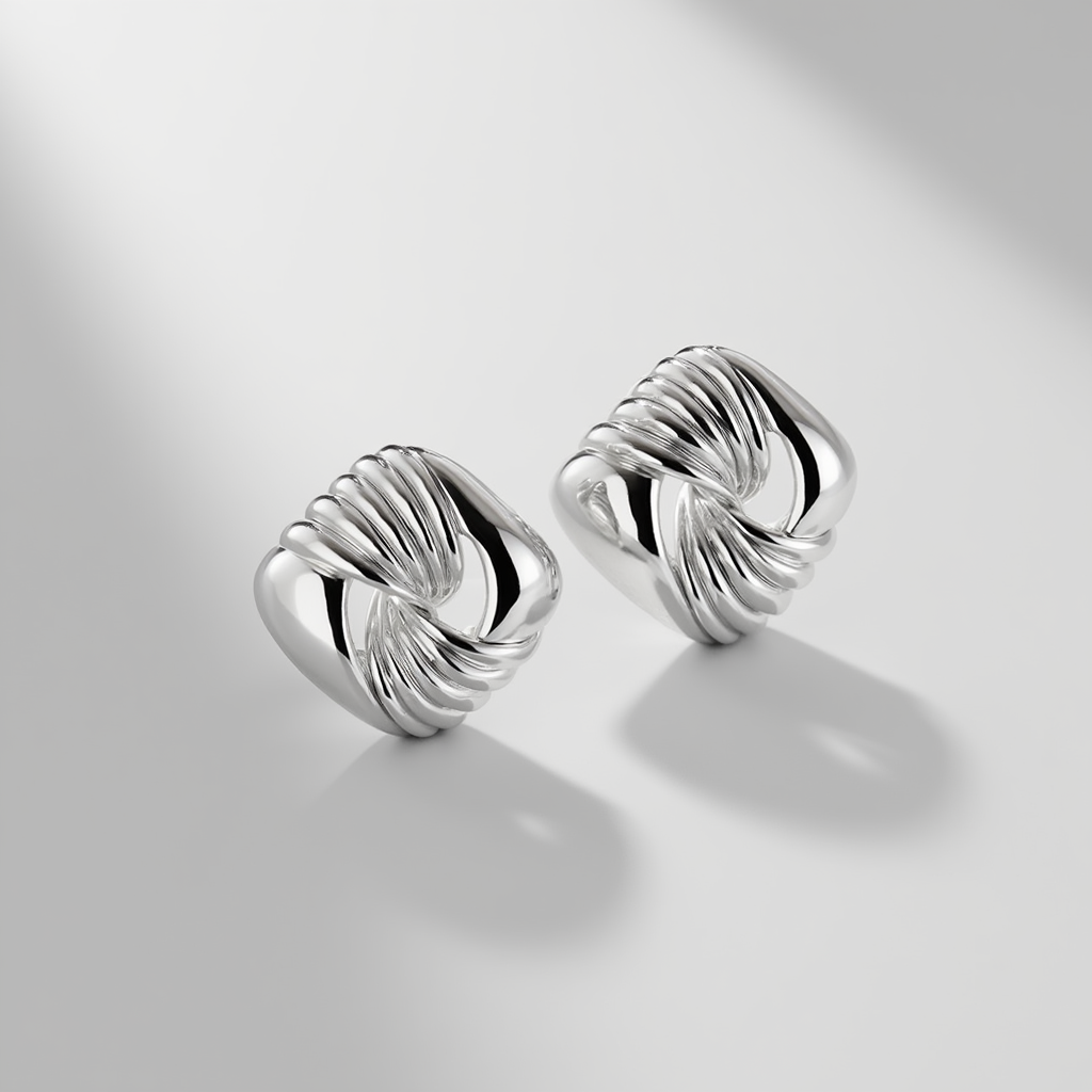 Elva Earrings - Silver