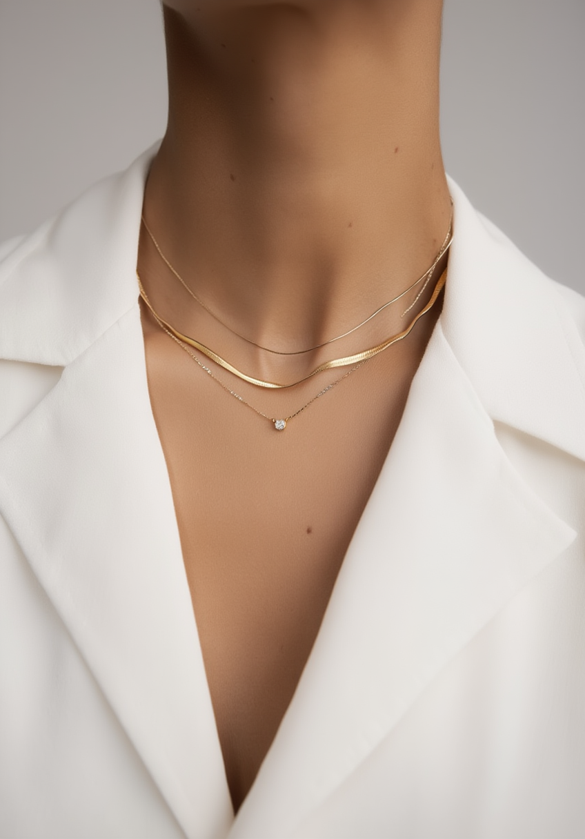 Indie Necklace 3mm - Gold