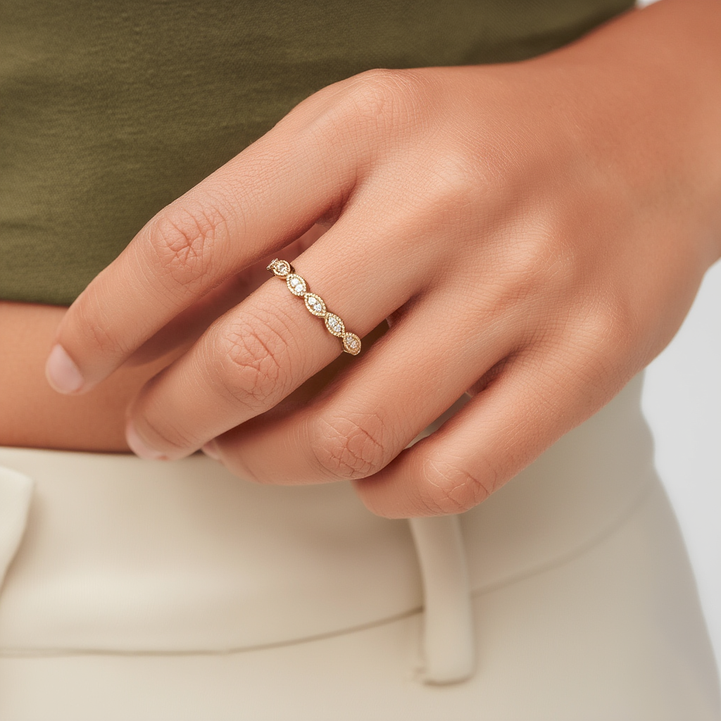 Diamond Stacking Ring