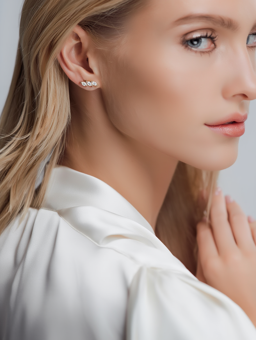 Posie Earrings - Gold