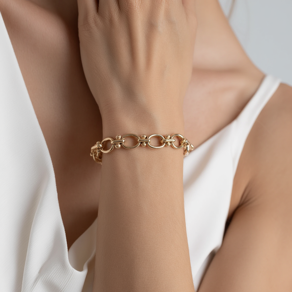 LEAH Round Chain Bracelet