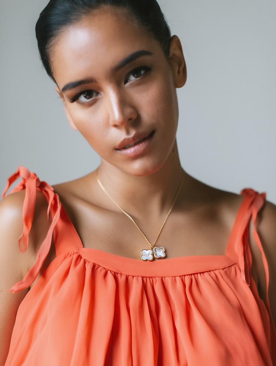 Double Clover Necklace