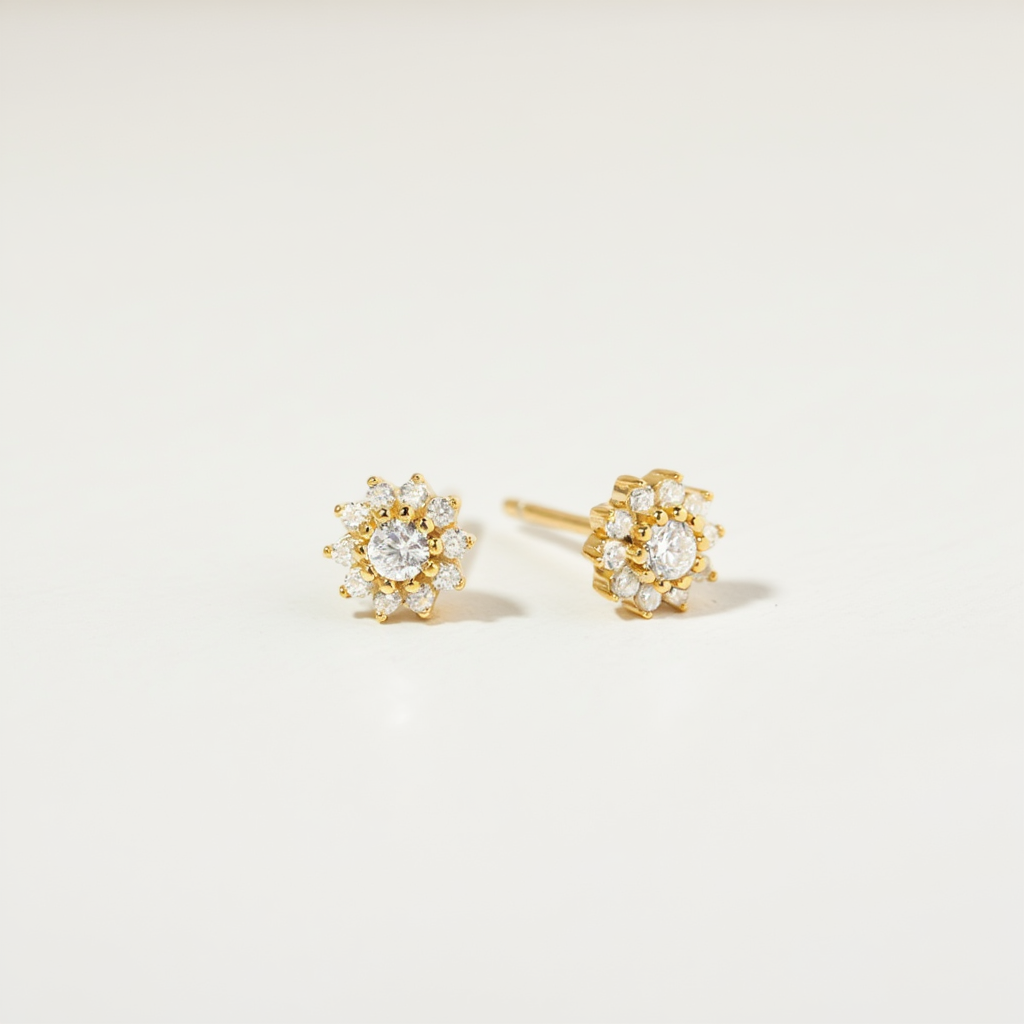 Dainty Flower Studs