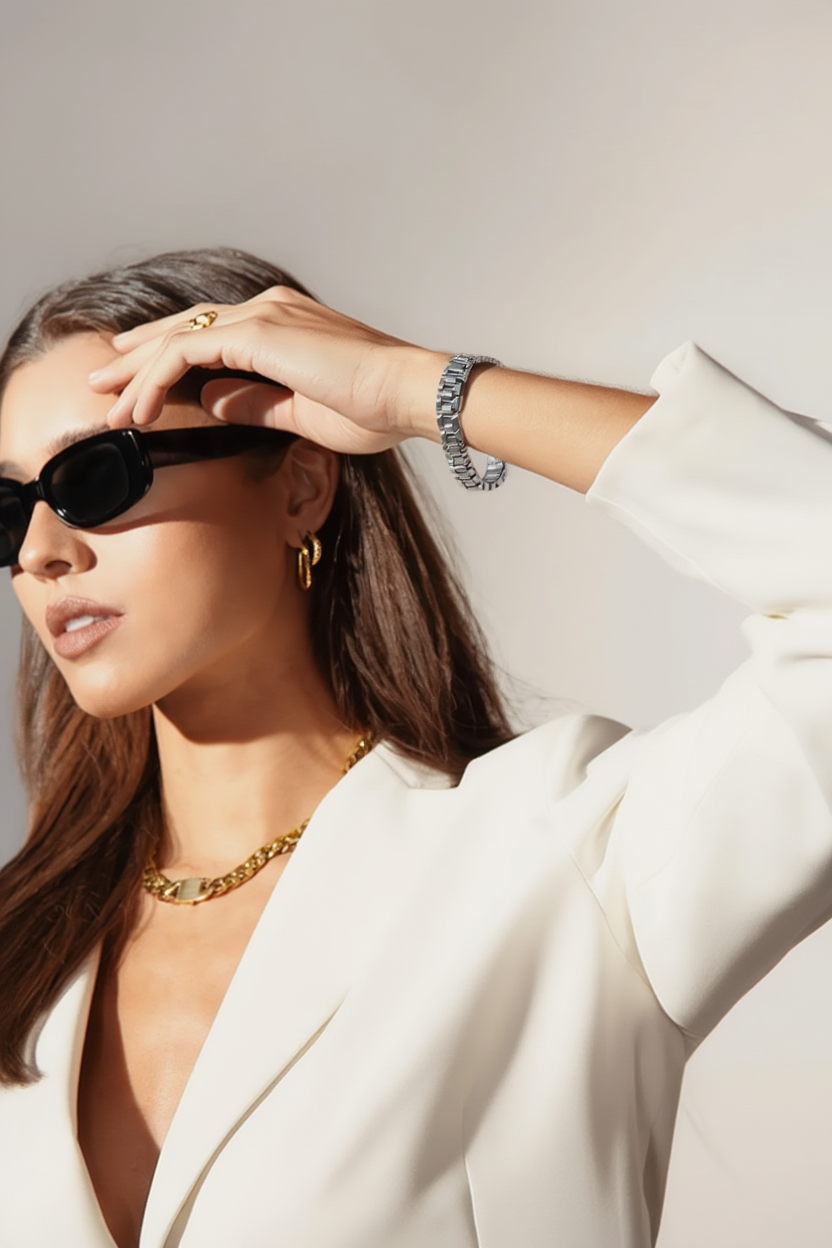 Presidente Bracelet - Silver