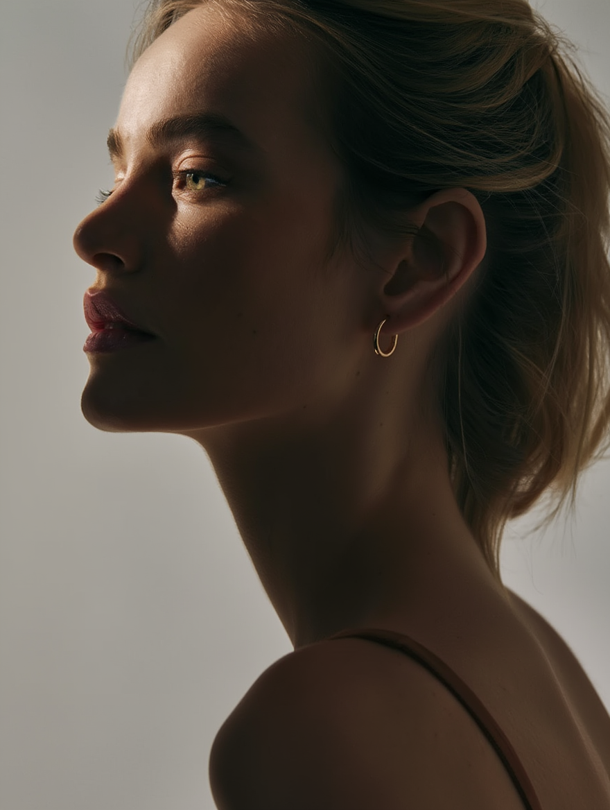 Pendientes Cova - Huggies dorados