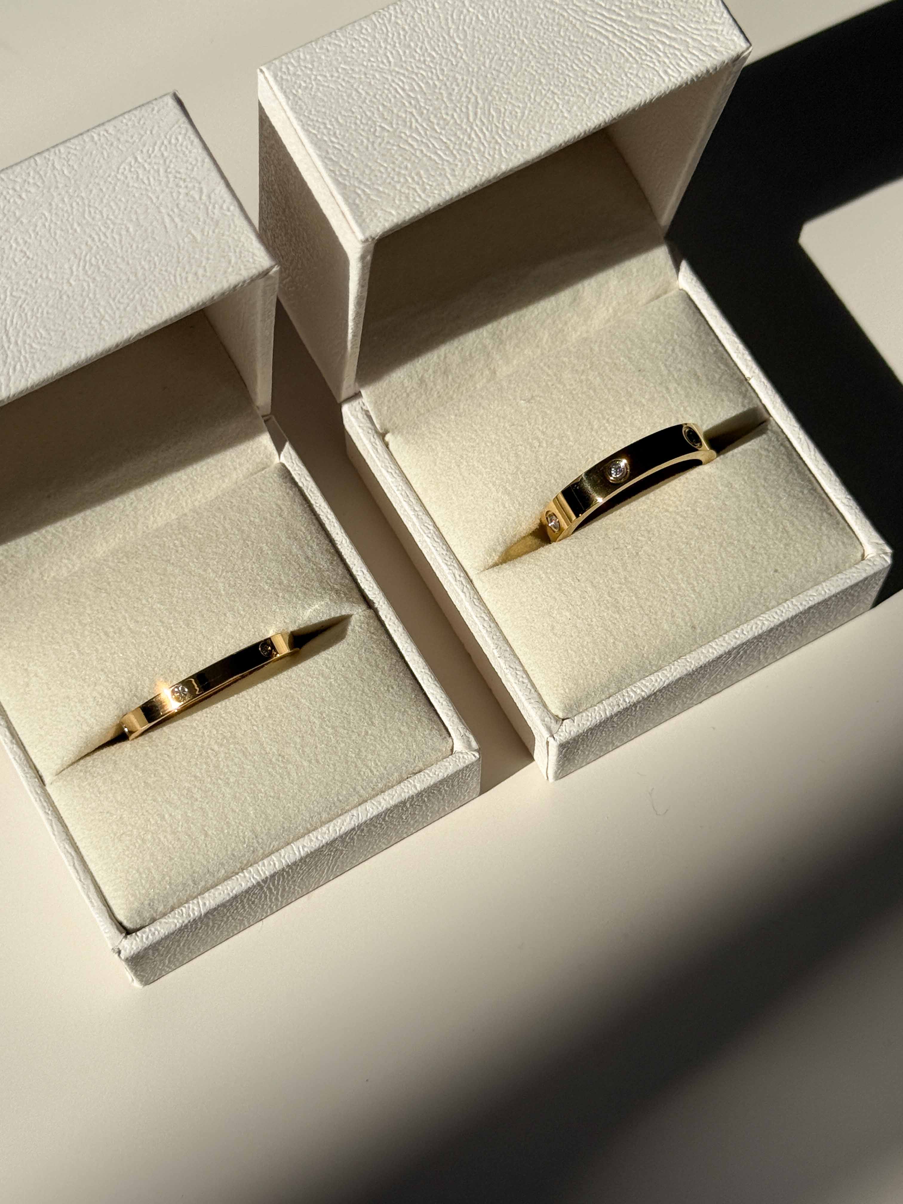 Blanca Ring Thin - Gold