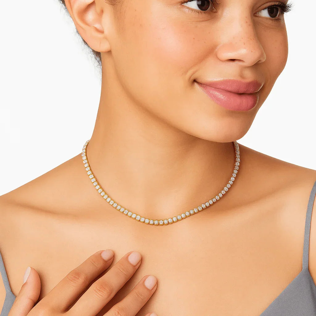 Abby Classic Tennis Necklace - AYUNA
