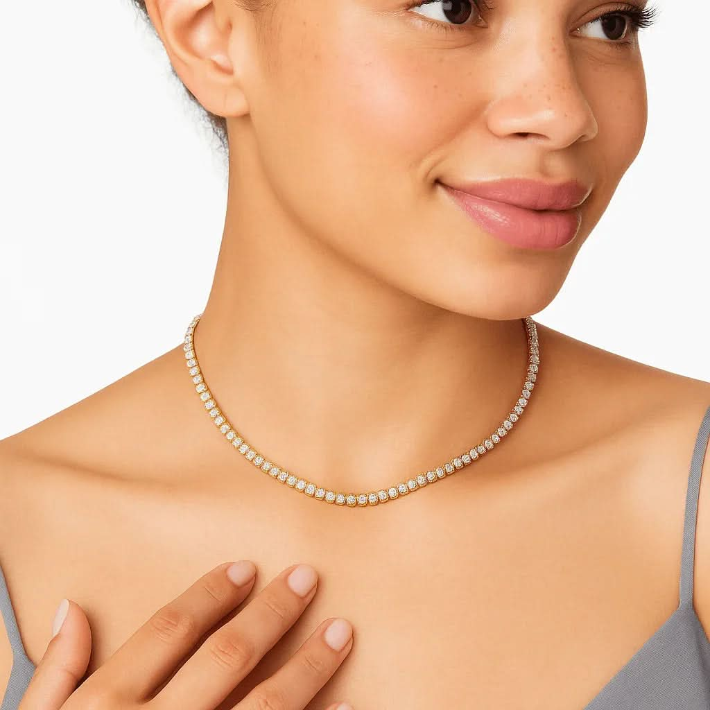 Abby Classic Tennis Necklace - AYUNA