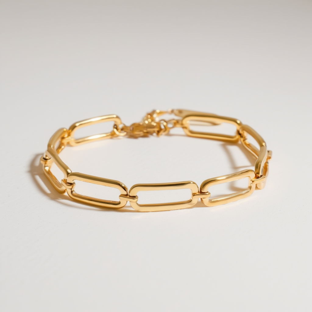 Chunky Paperclip Chain Bracelet