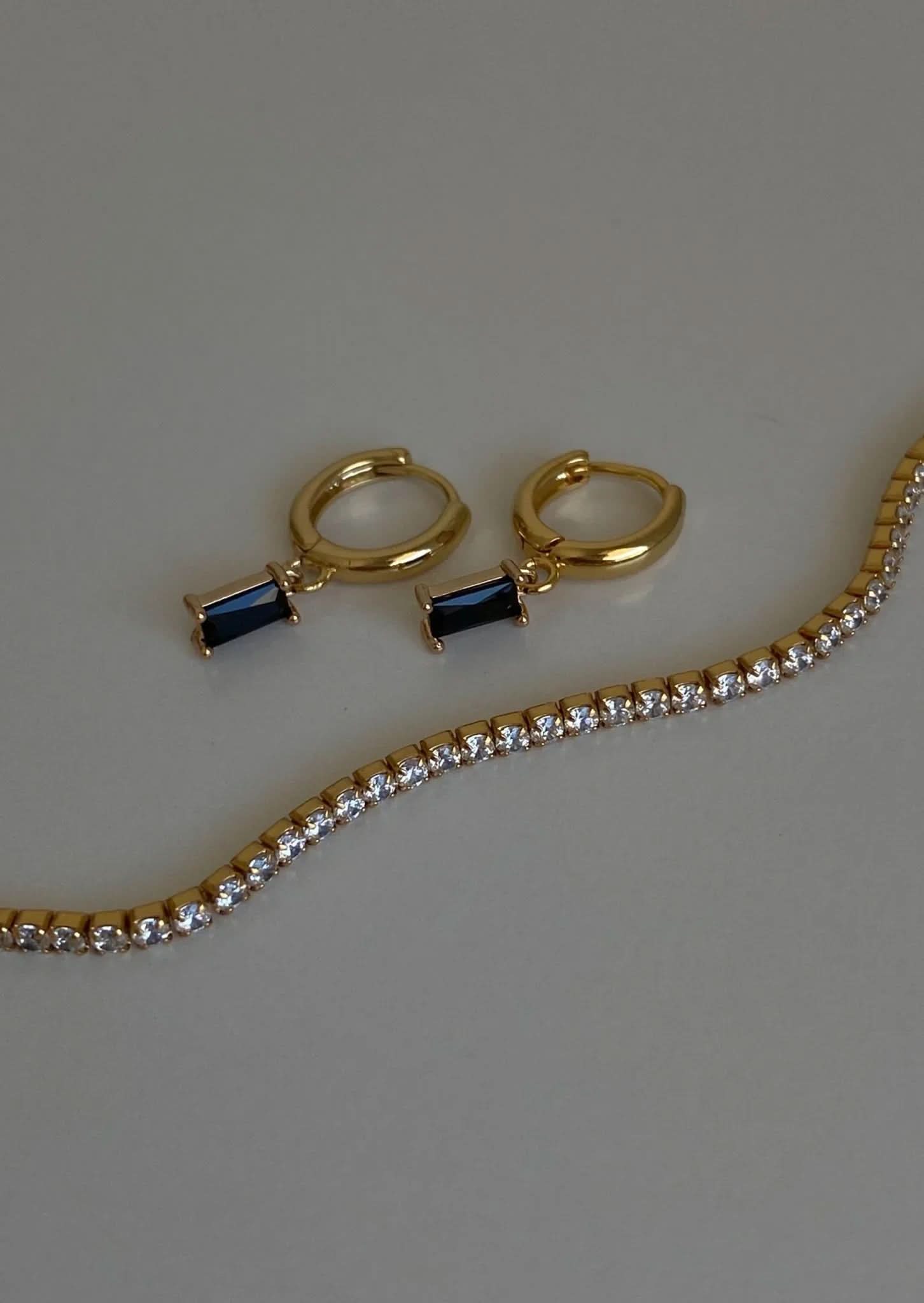 Agni Earrings - Black Onyx - AYUNA