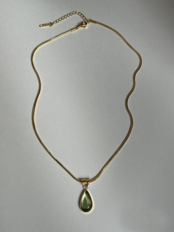 Athena Water Drop Necklace - AYUNA