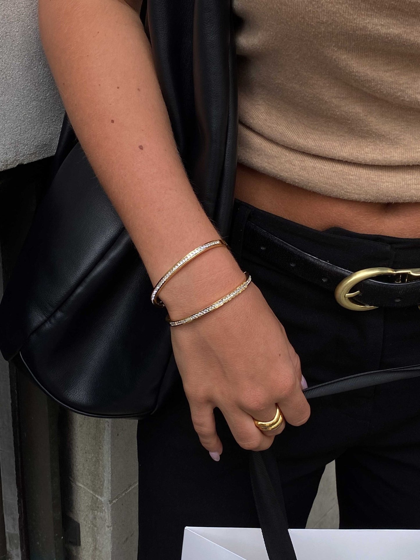Avery Bangle - Gold - AYUNA