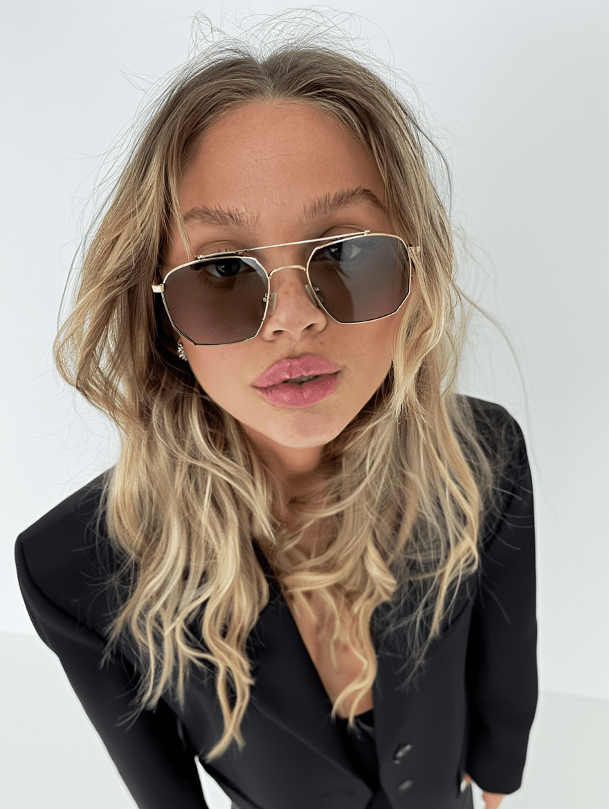 Aviator - Gold/Choc - AYUNA