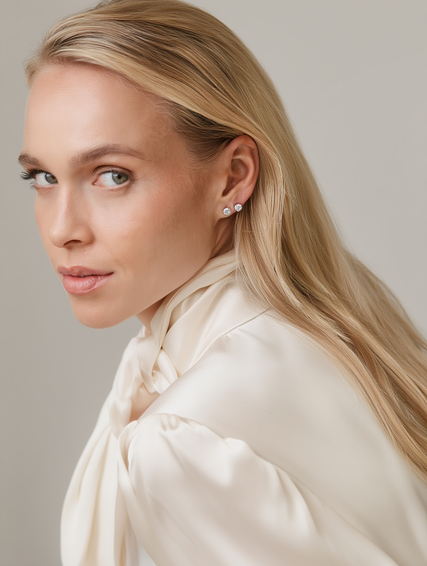 Sabine Earrings – Silver