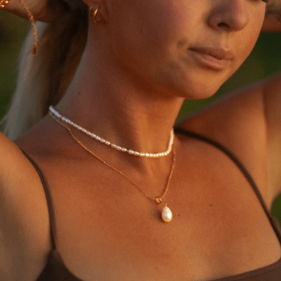 Bali Pearl Necklace - AYUNA