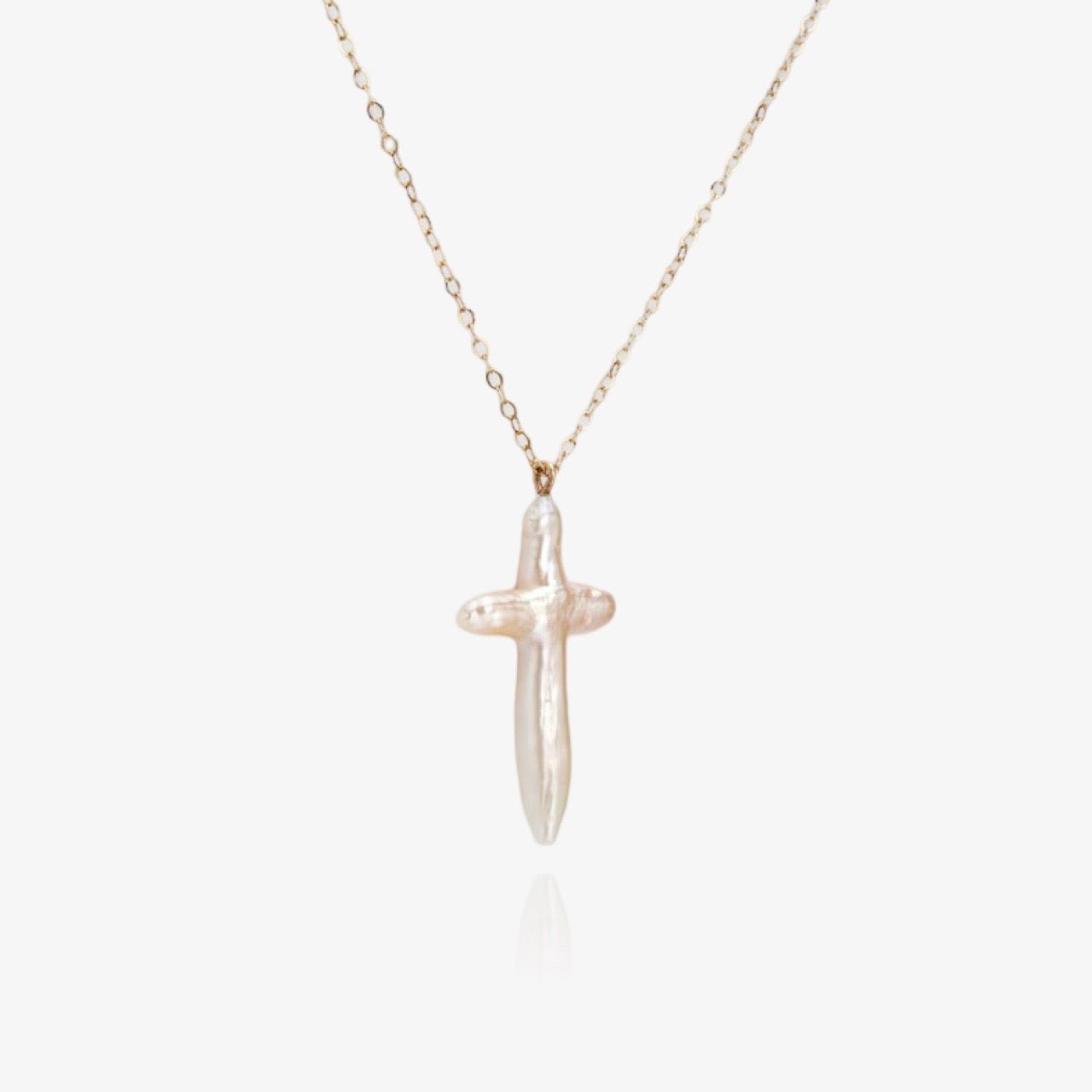 Baroque Pearl Cross - AYUNA