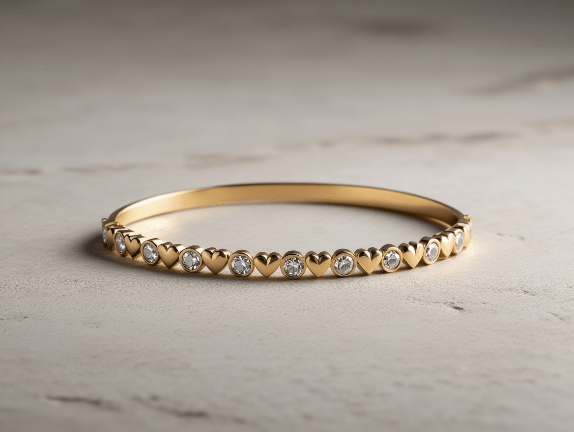 Bead & Bezel Tennis Bracelet - AYUNA