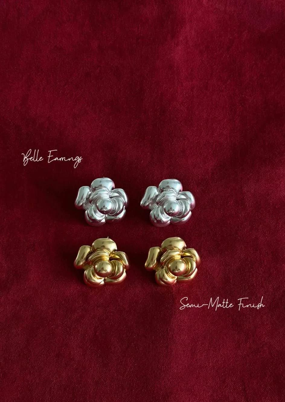 Belle Earrings - Gold - AYUNA