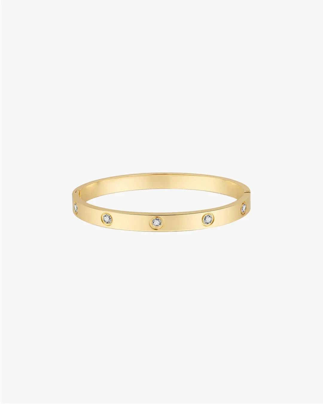 Blanca Bangle - Gold - AYUNA