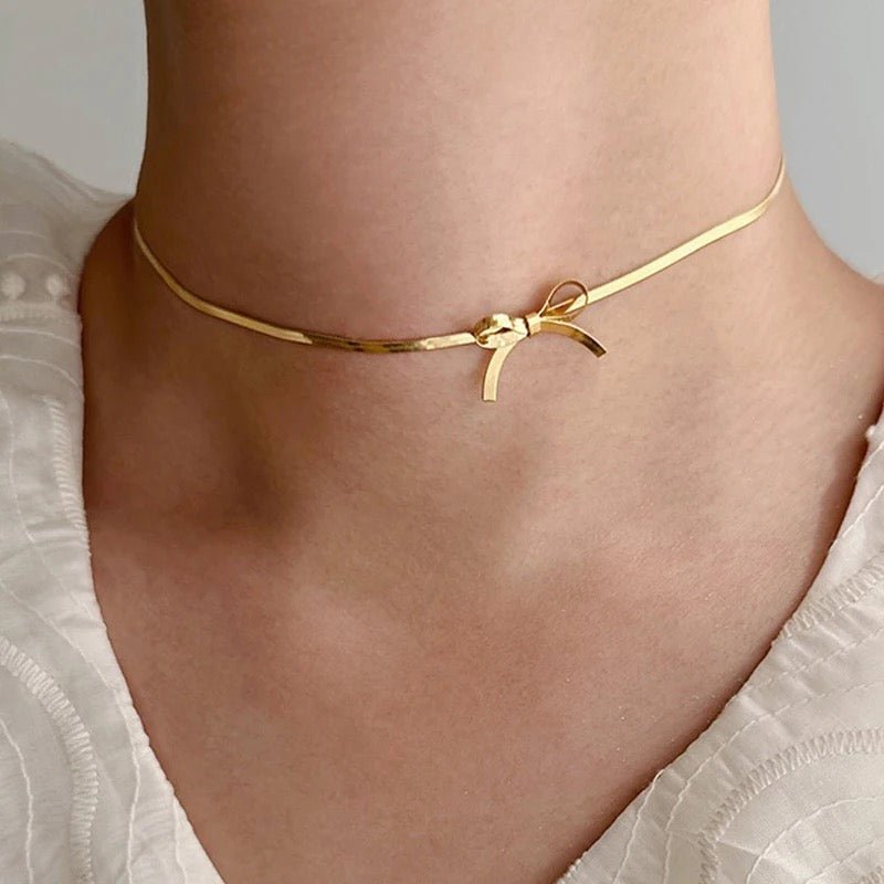Bow Tie Flat Chain - AYUNA