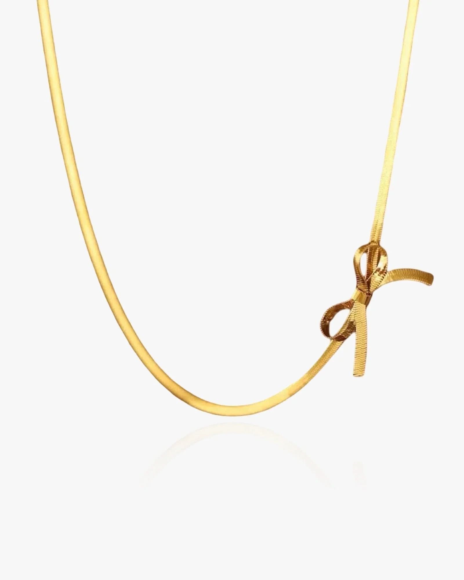 Bow Tie Flat Chain - AYUNA