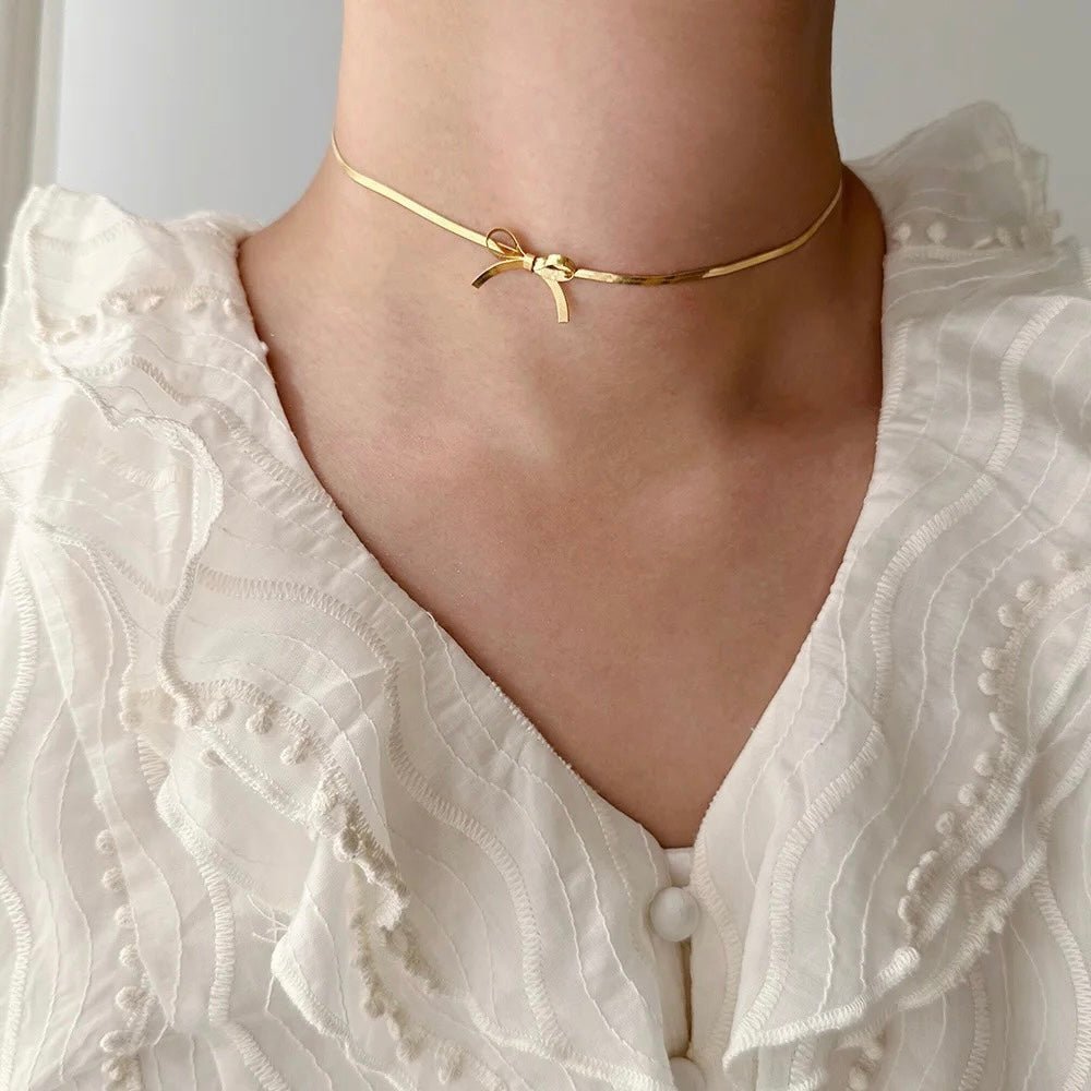 Bow Tie Flat Chain - AYUNA