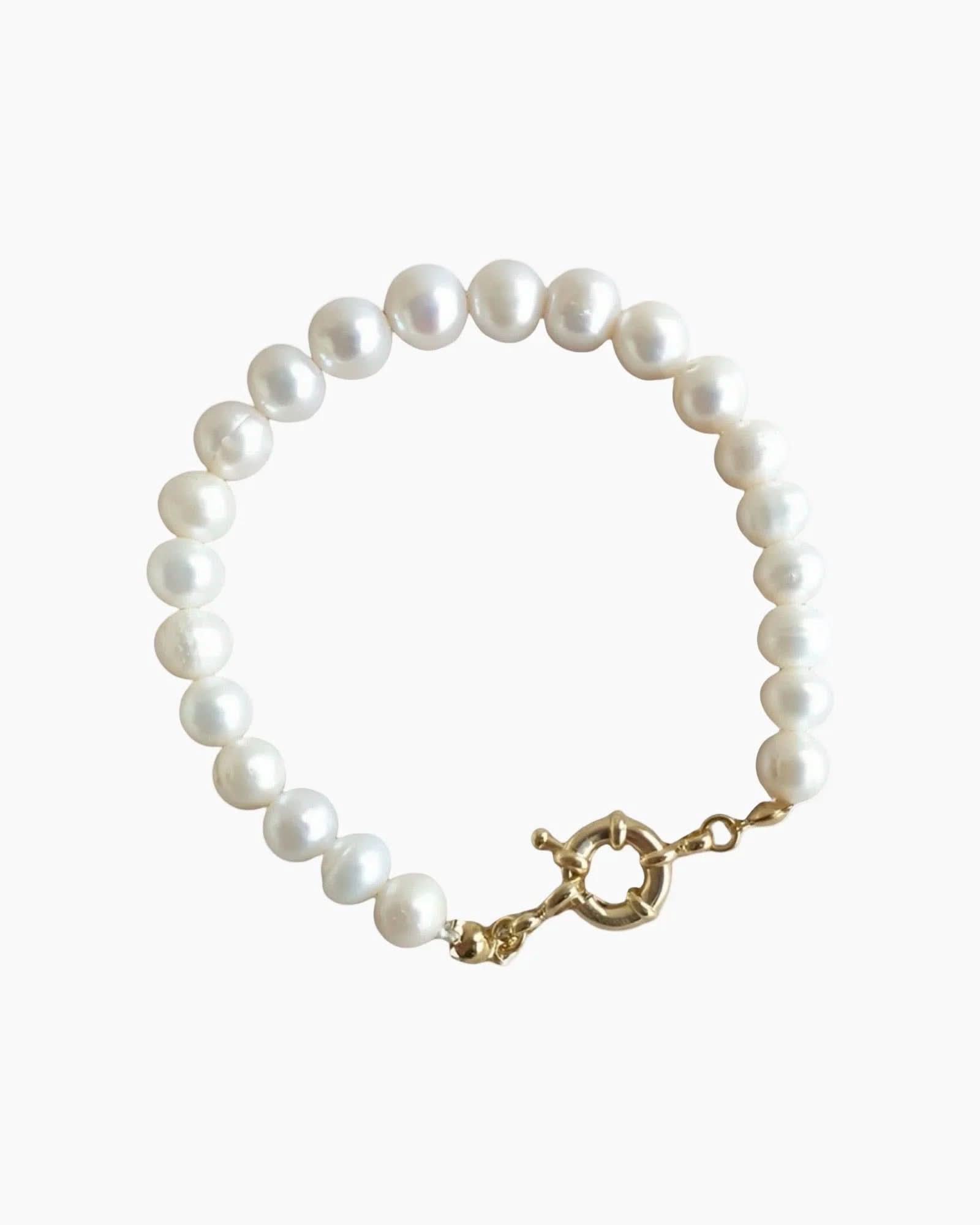 Bridal Natural Pearl Bracelet - AYUNA