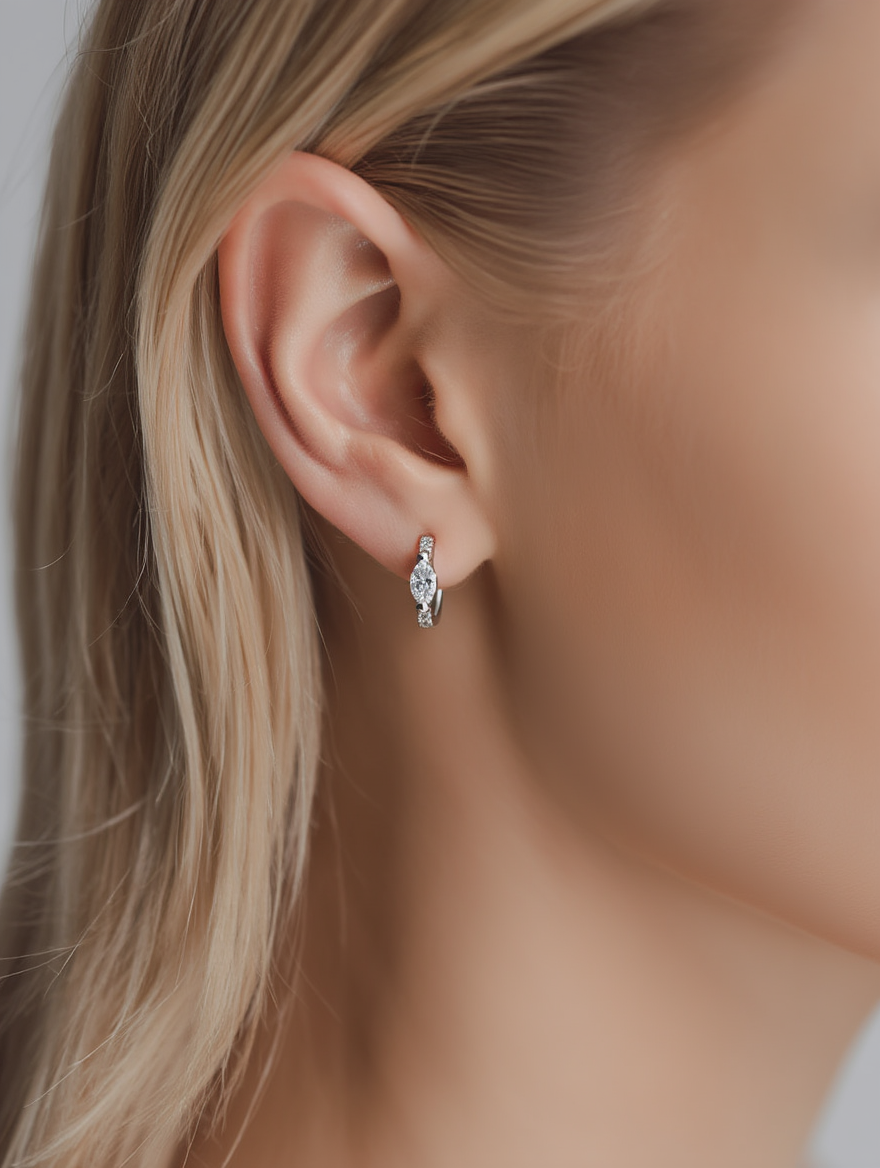 Manon Earrings - Silver