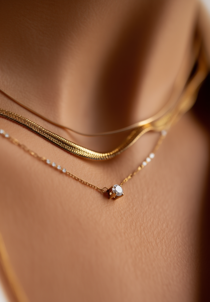 Indie Necklace 3mm - Gold