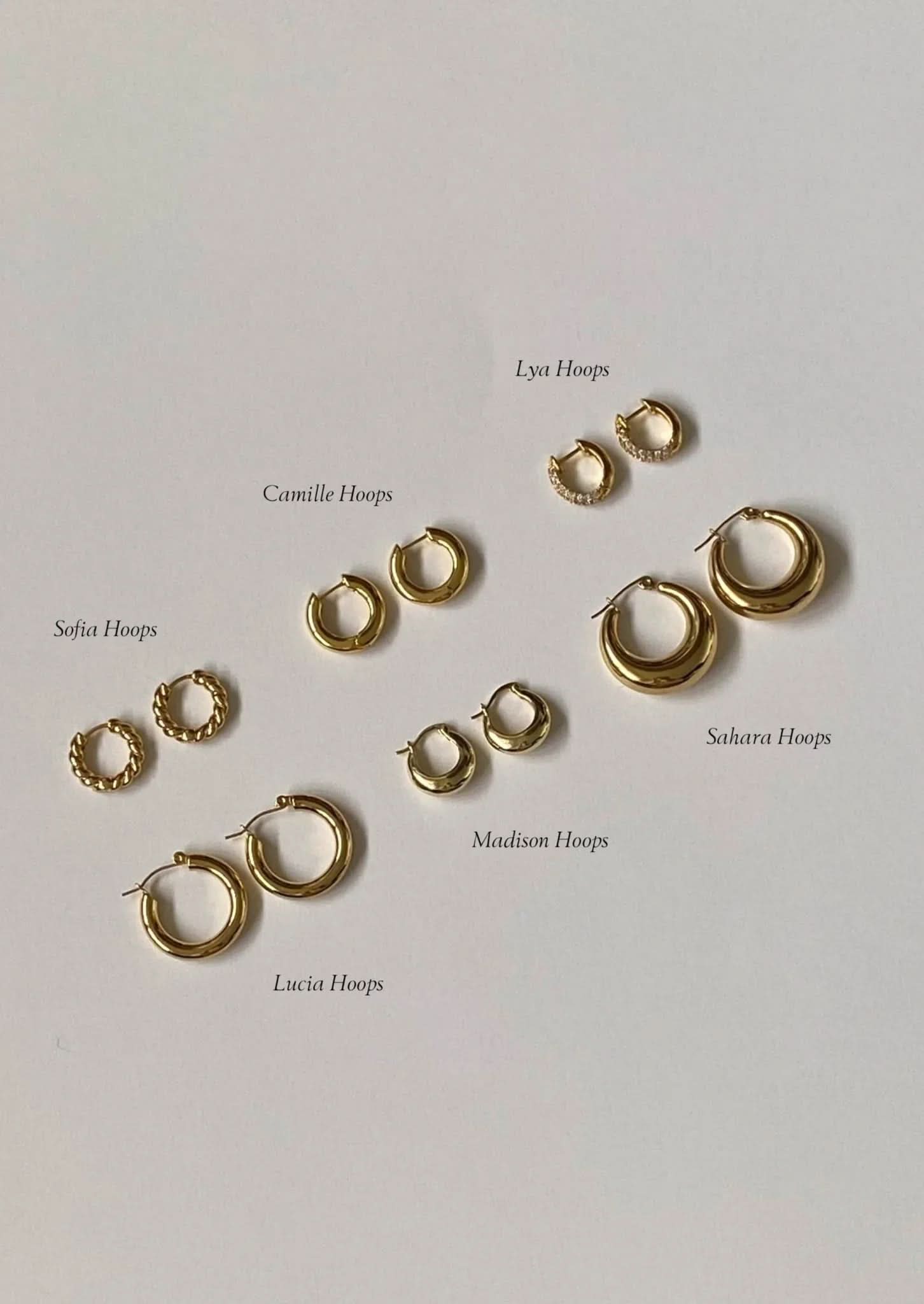 Camille Hoops - Gold - AYUNA