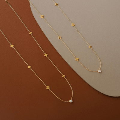 Carrie Clover Necklace - AYUNA