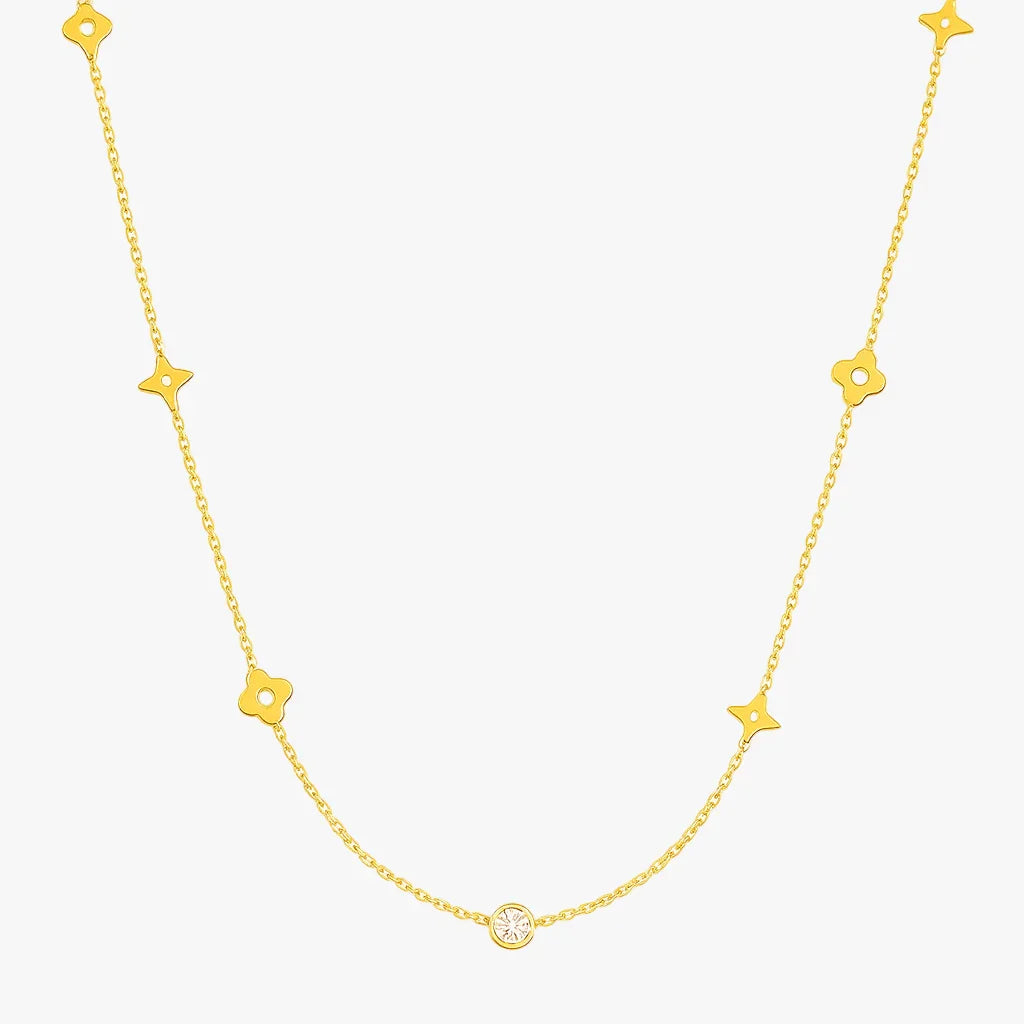 Carrie Clover Necklace - AYUNA