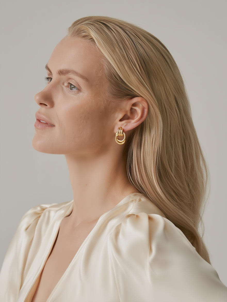 Jacquie Earrings Mini - Gold